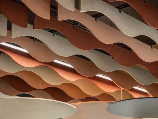 Circle acoustic ceiling clouds